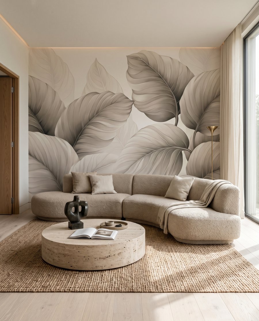 Large round leaves — interior 3
