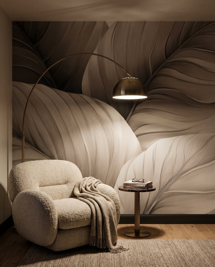 Large round leaves — interior 5