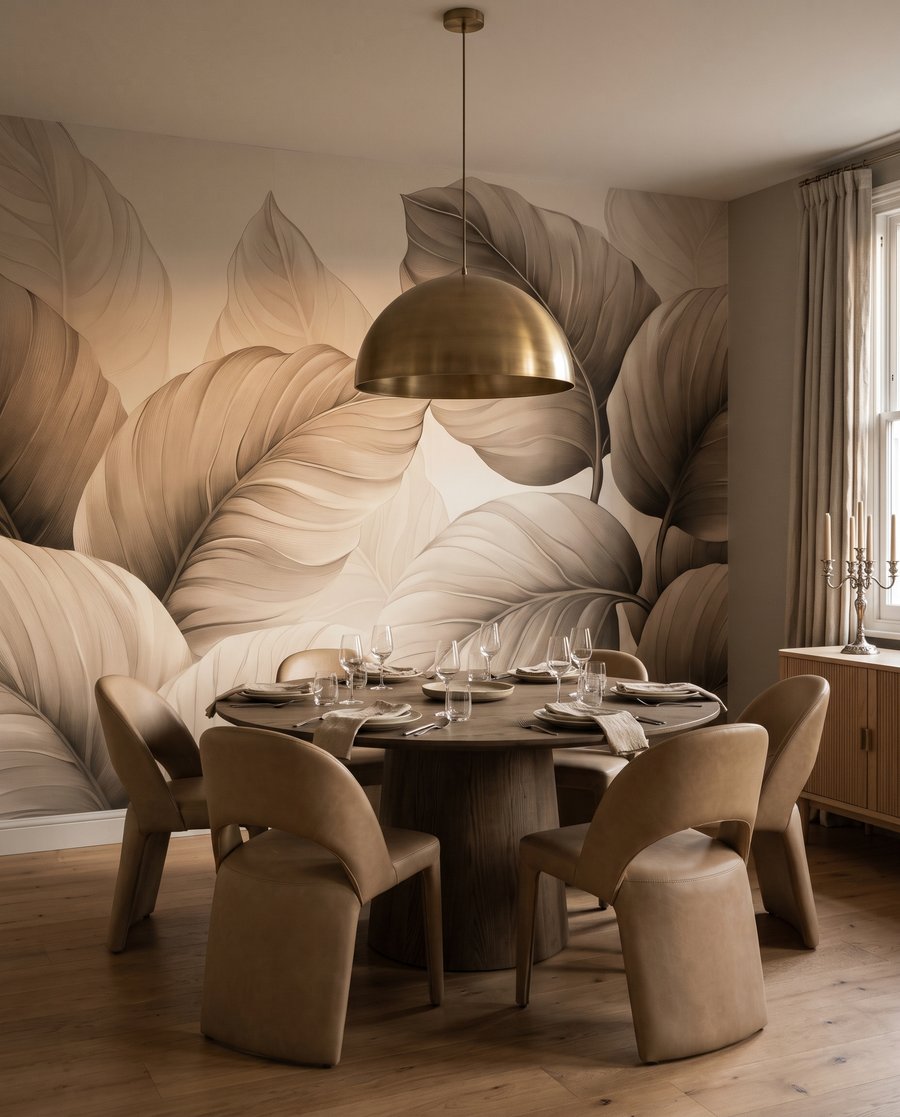 Large round leaves — interior 7