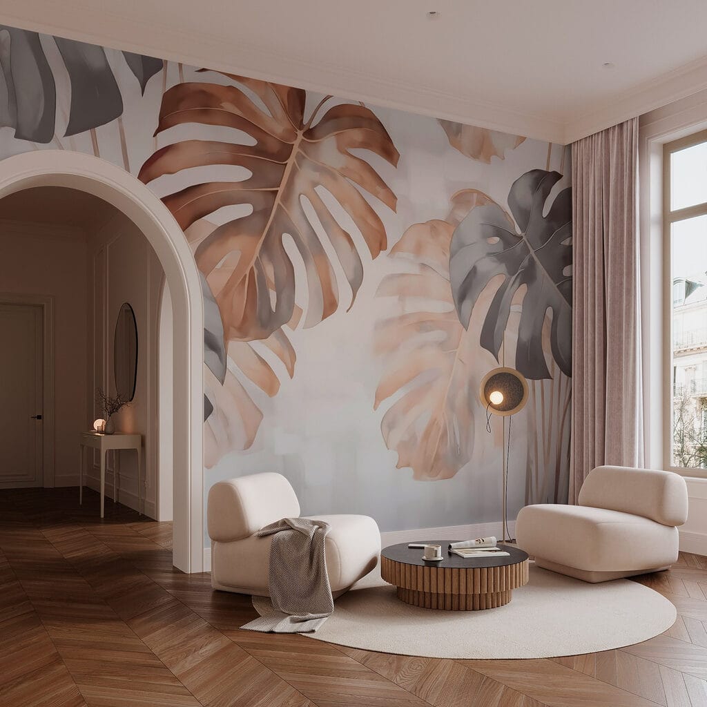 Monstera in Earth Tones — interior 2