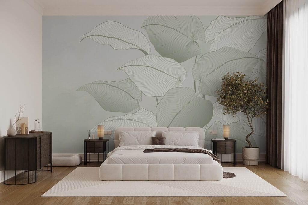 Leaves in Airy Light in an interior
