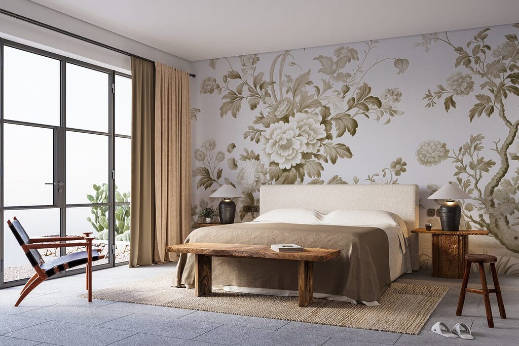Birds in the Orchard in an interior