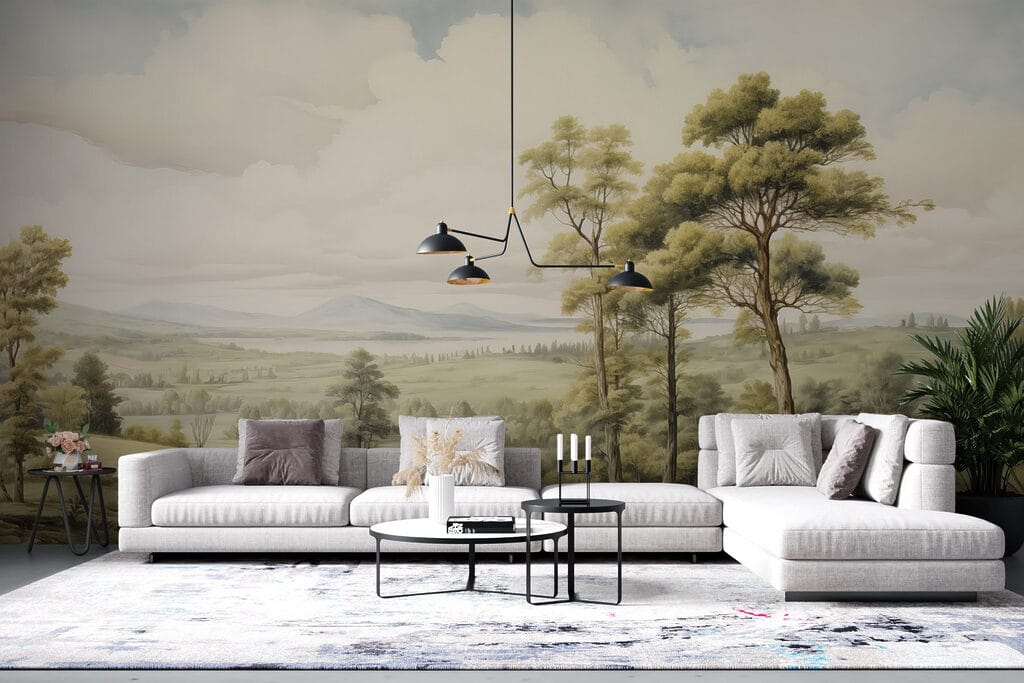 Country Tree Line in an interior