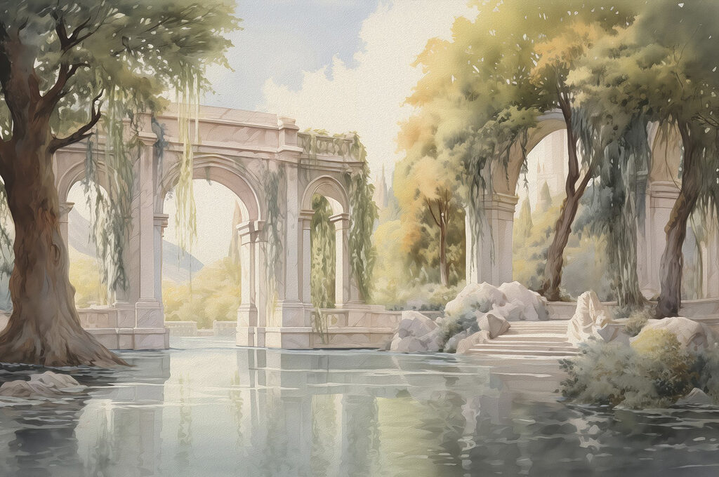 Garden of Arches — full design