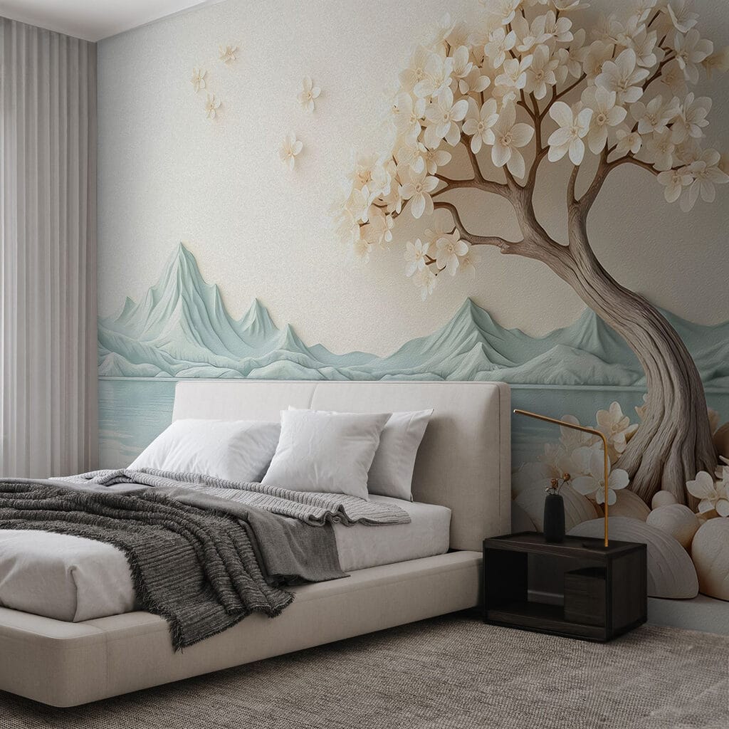 Blossom by the Lake in an interior