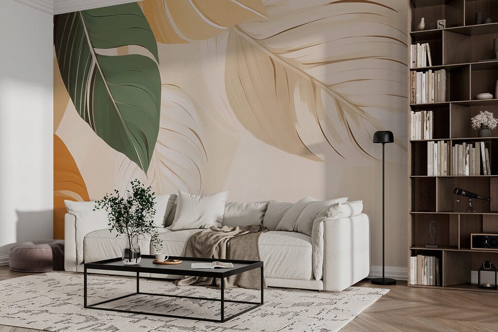 Leaf Cutouts in an interior