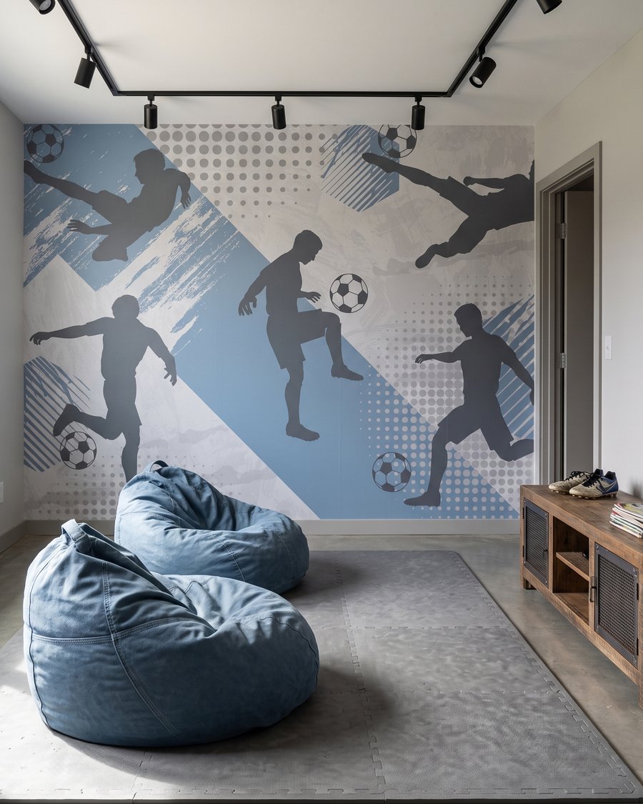 Football Moves in an interior