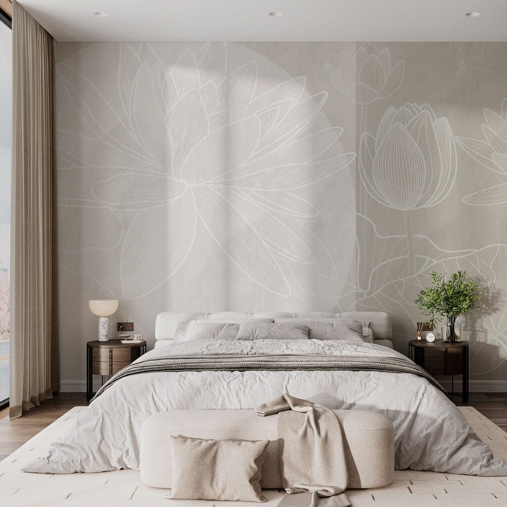 Lotus outlines — interior 1