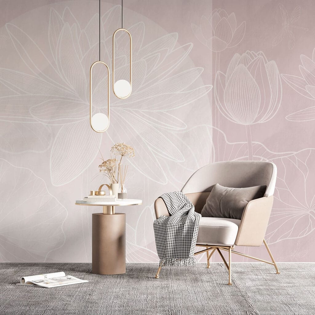 Petal Line Tapestry — interior 2
