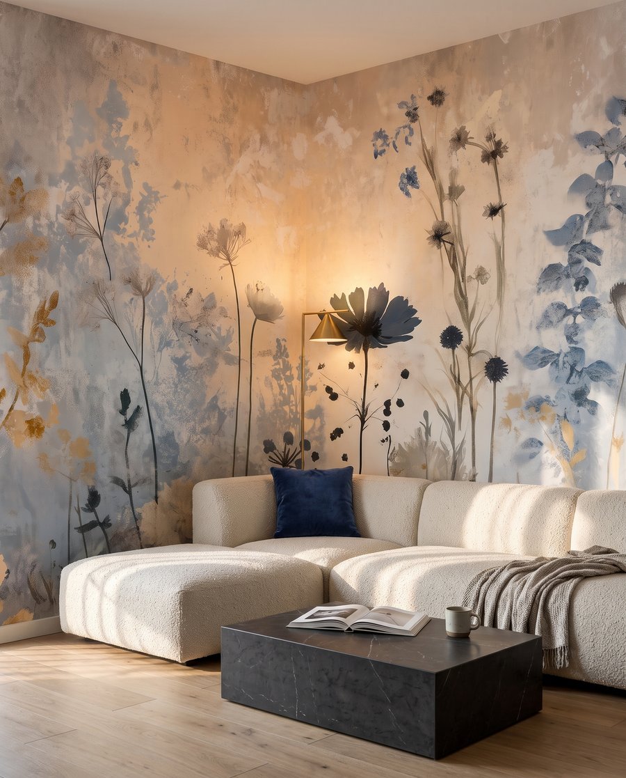 Wildflower Study in an interior