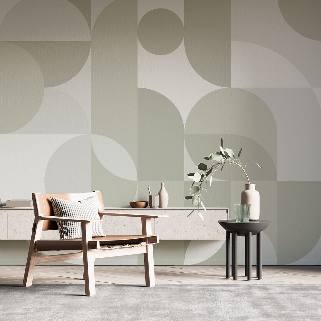 Geometric Circle Patchwork — interior 2