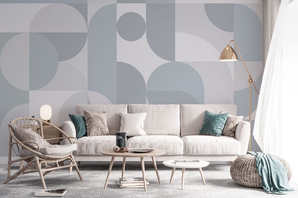 Geometric Circle Patchwork — interior 2