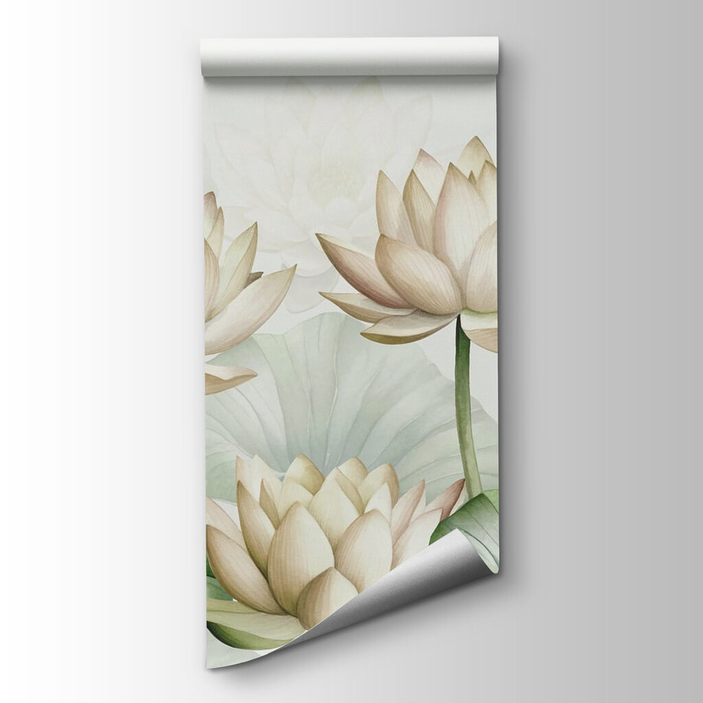 Lotuses on tall stems — product view