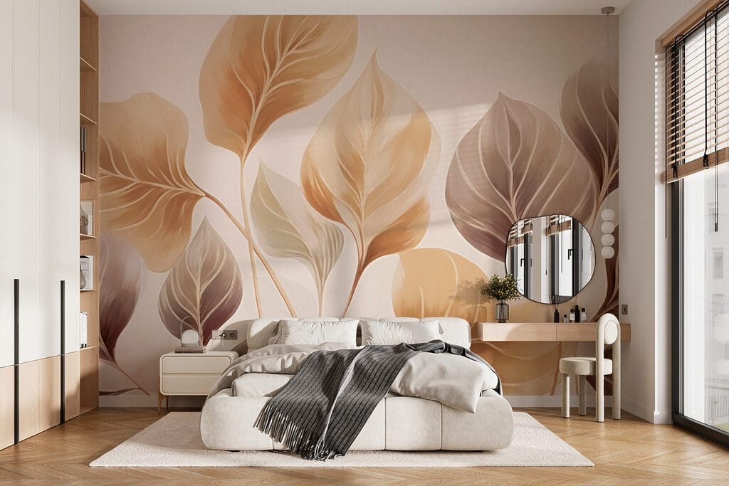 Leaves in warm browns — interior 2