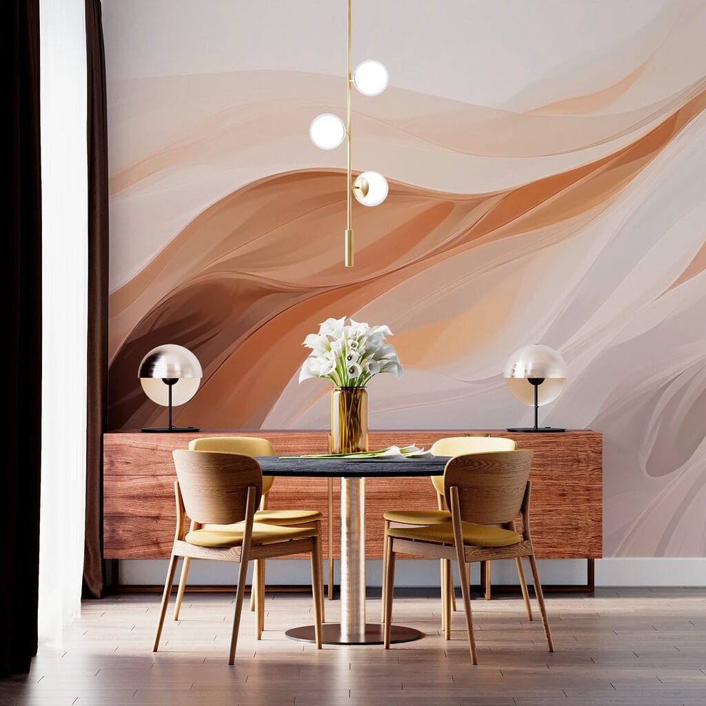 Waves in peach tones — interior 3