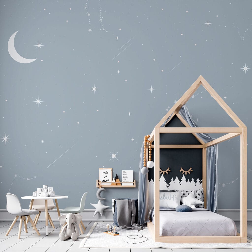 Moon between constellations — interior 2