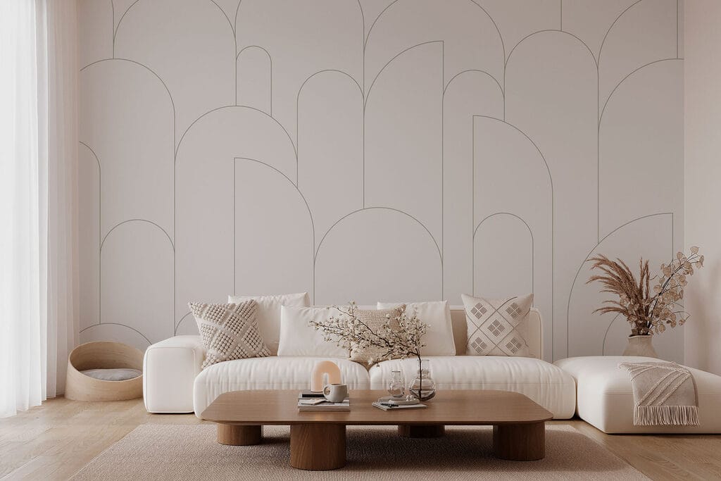 Fine arches on white — interior 2