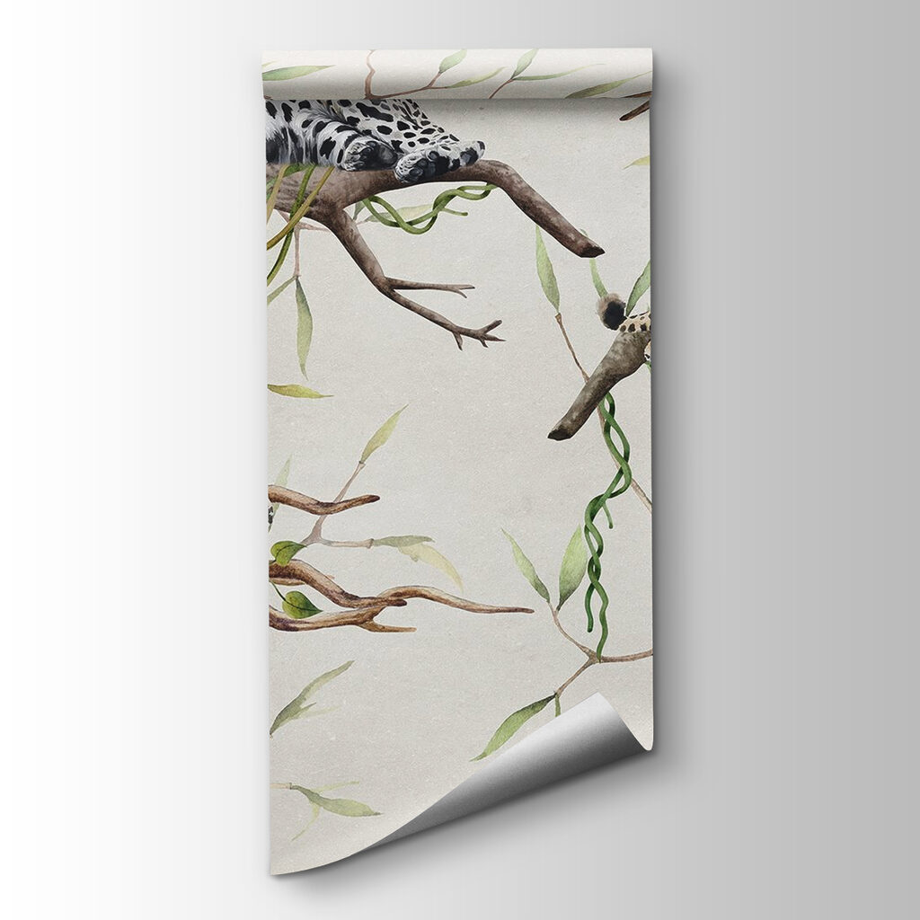 Leopards among vines — product view