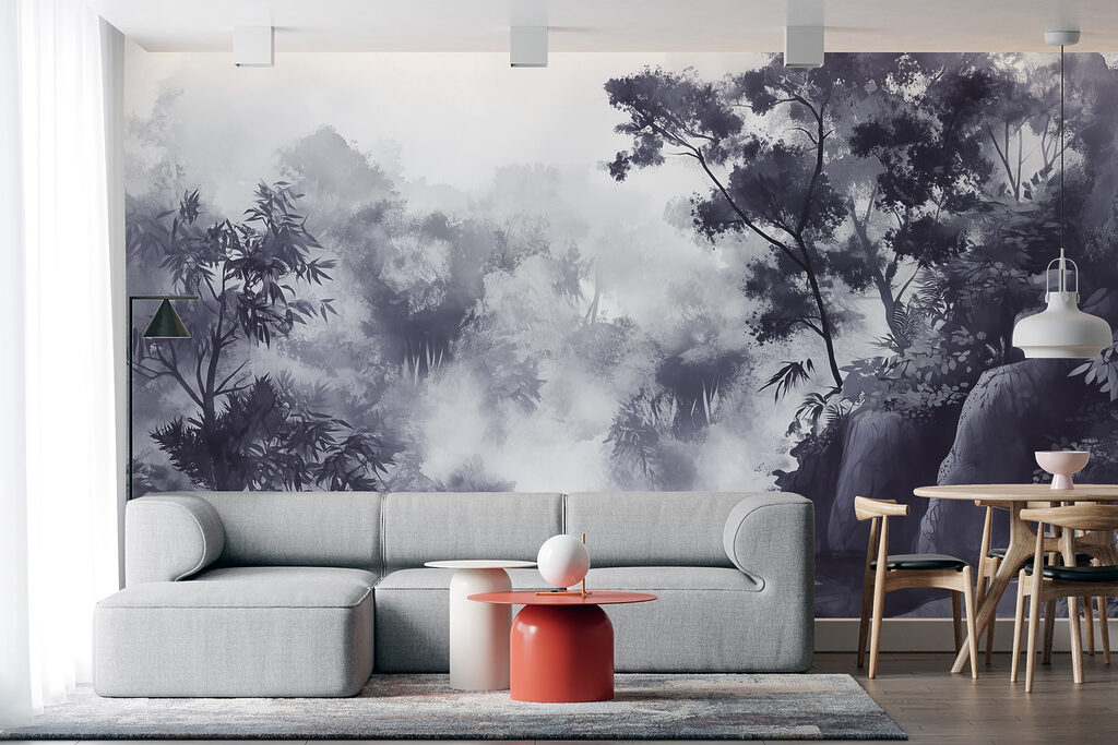 Rocky Woodland Mist in an interior