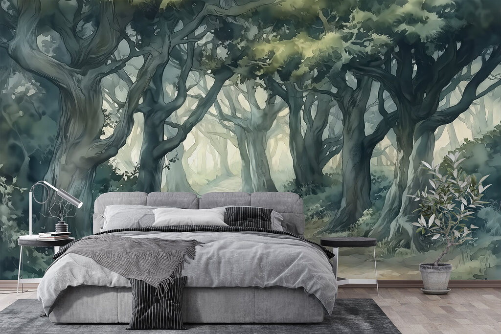 Ancient Woodland Path in an interior