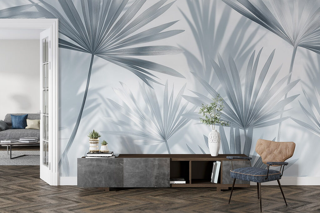 Palm Fans in Light — interior 3