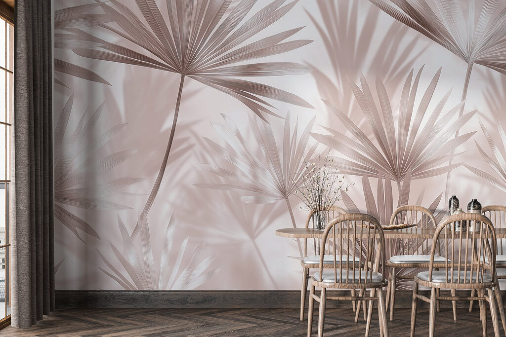 Palm Fans in Light — interior 3