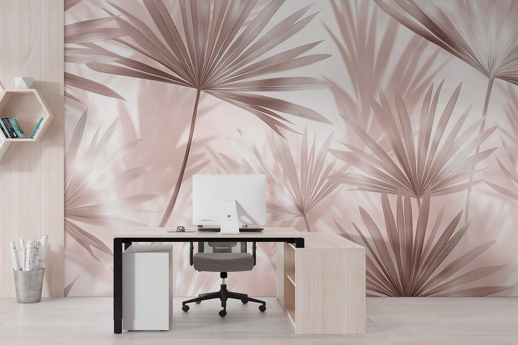 Palm Fans in Light — interior 5