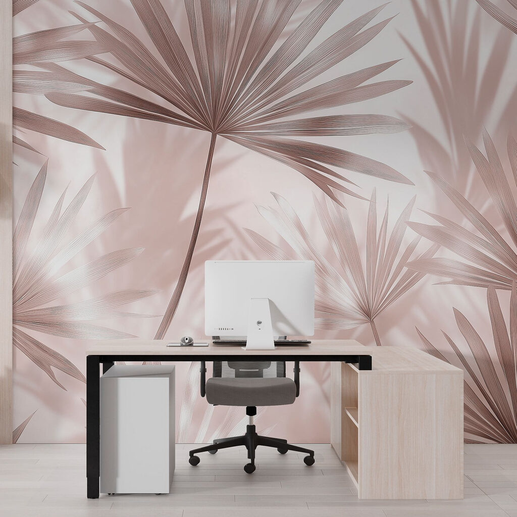 Palm Fans in Light — interior 6