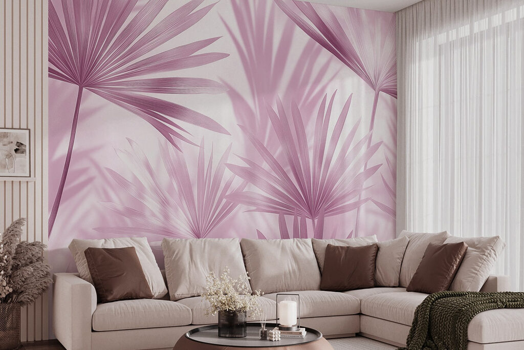 Palm Fans in Light — interior 1