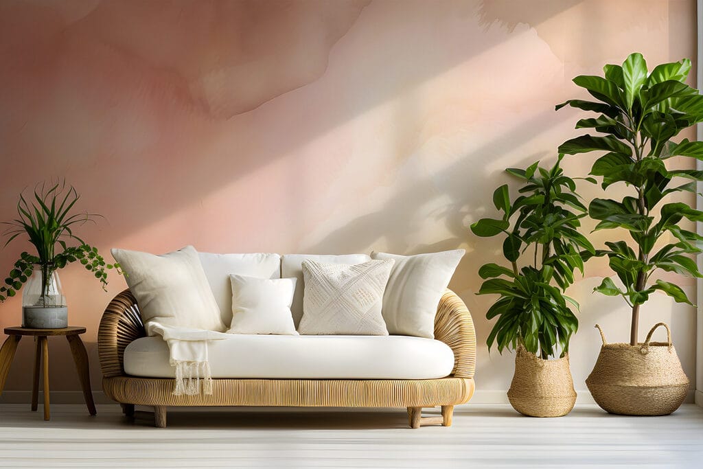 Watercolour Sunrise Wash in an interior