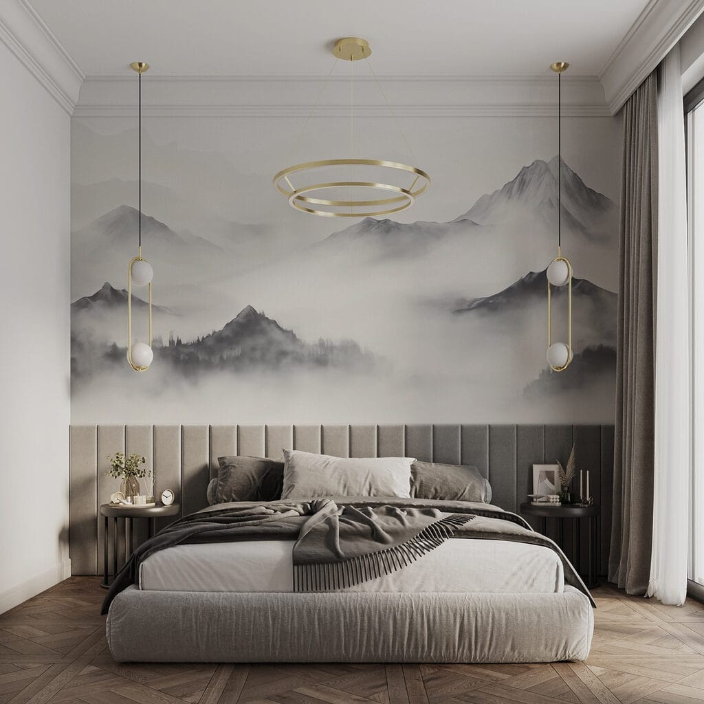 Mountain ridges above mist — interior 1