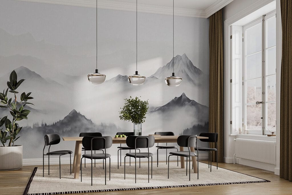 Mountain ridges above mist — interior 2