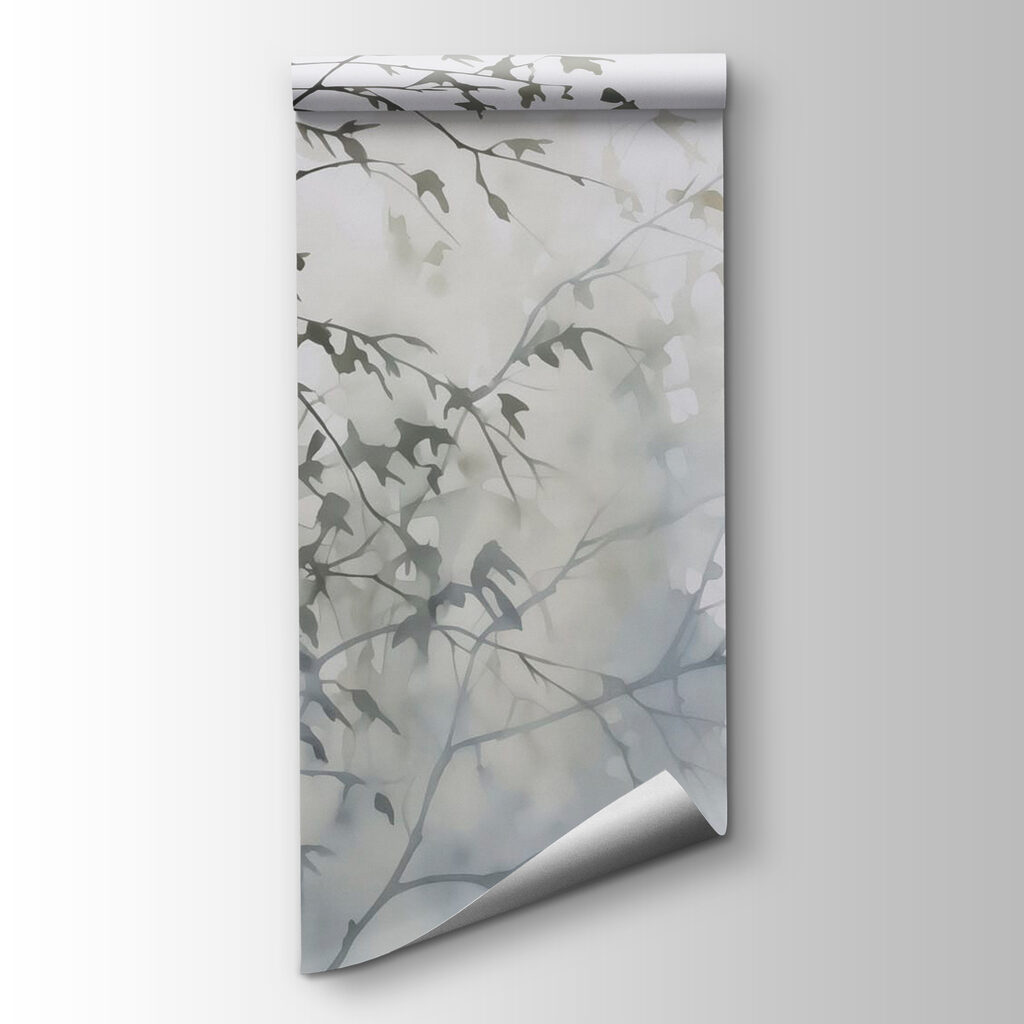 Grey branches in backlight — product view