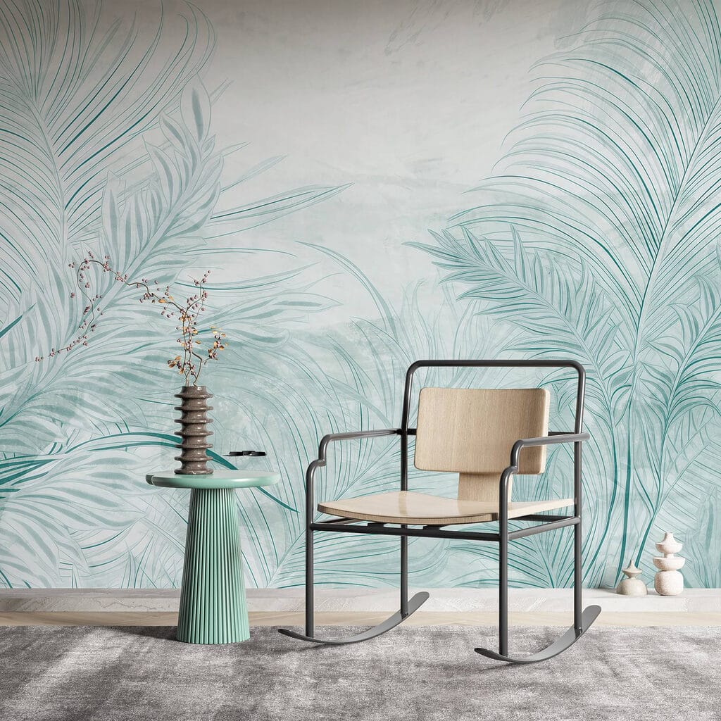 Feathery Palm Sketches — interior 1