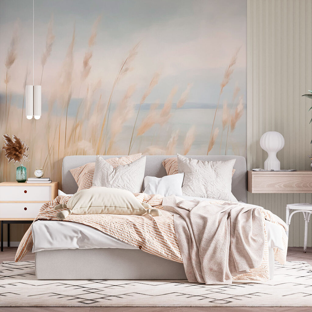 Grasses by the Water in an interior