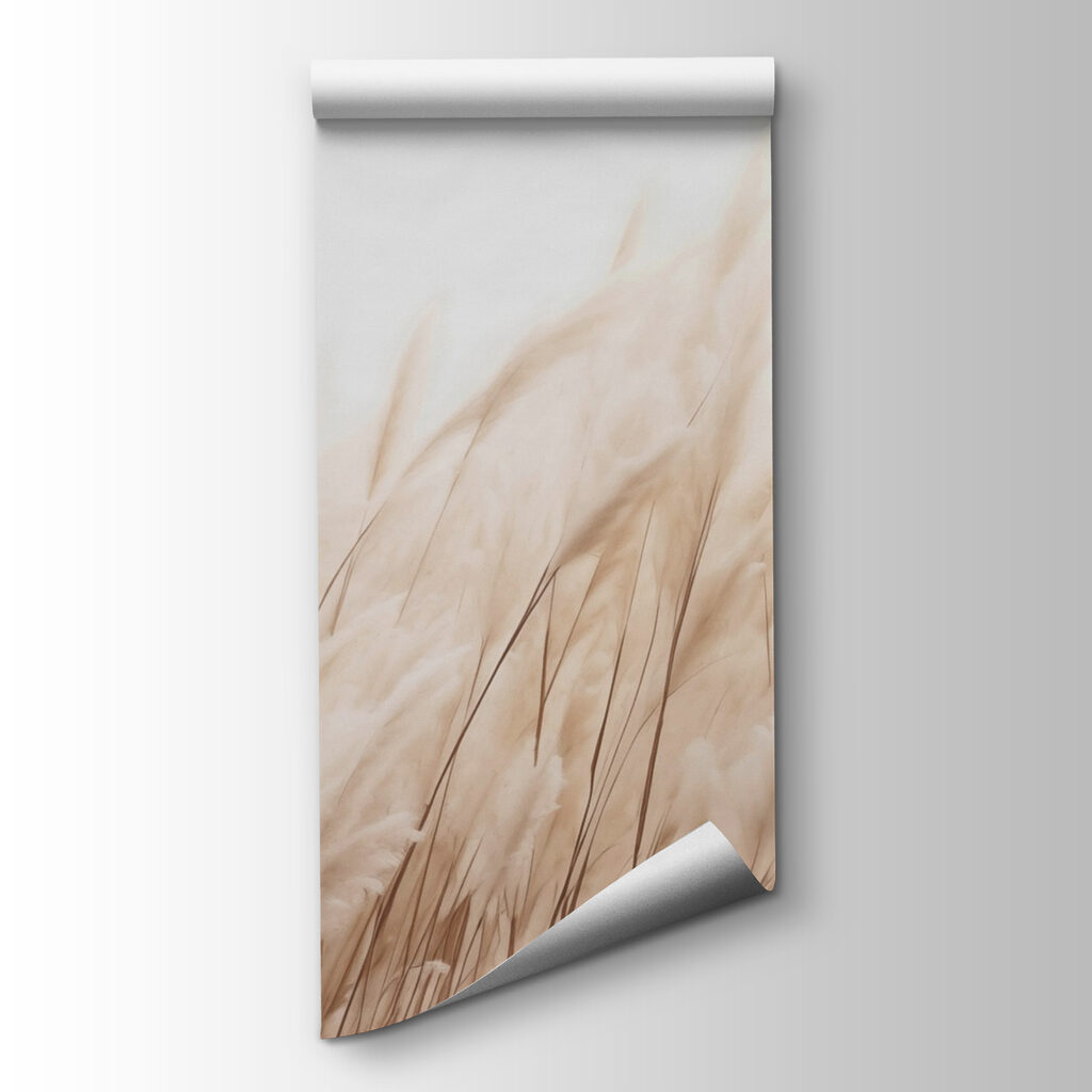 Grass stalks bending — product view
