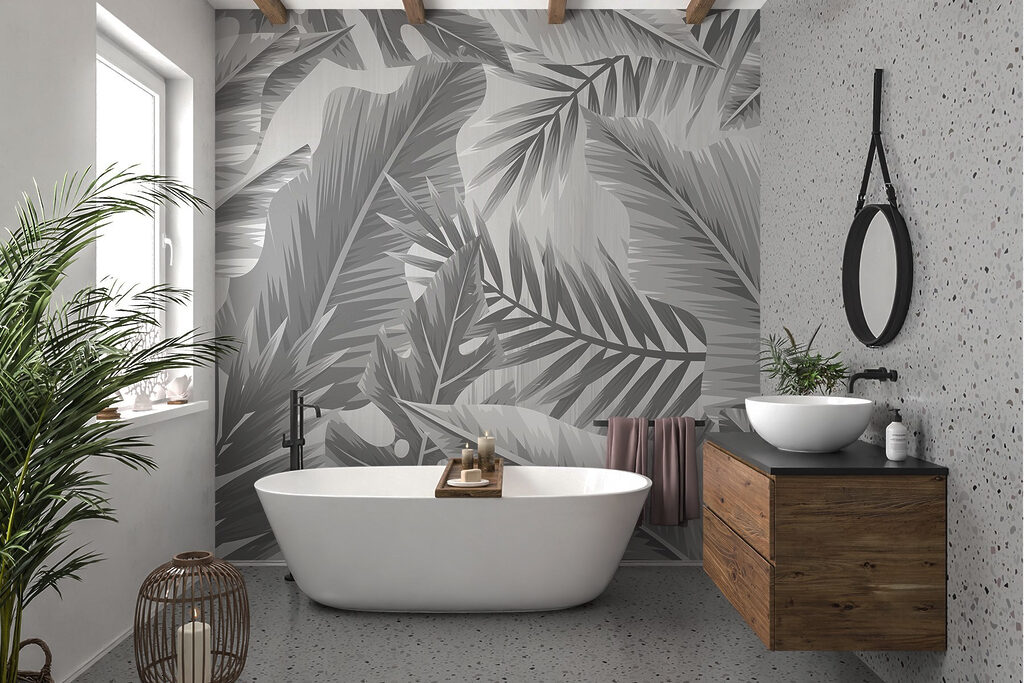 Tropical Leaves in Graphite — interior 2