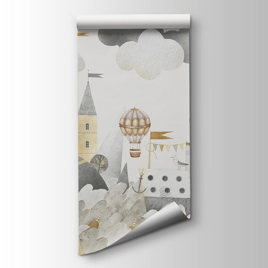 Fairytale castle and balloons — product view
