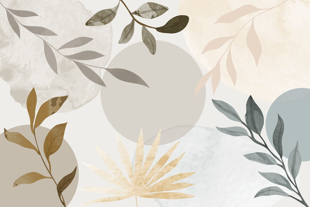 Leaves and Circles — full design