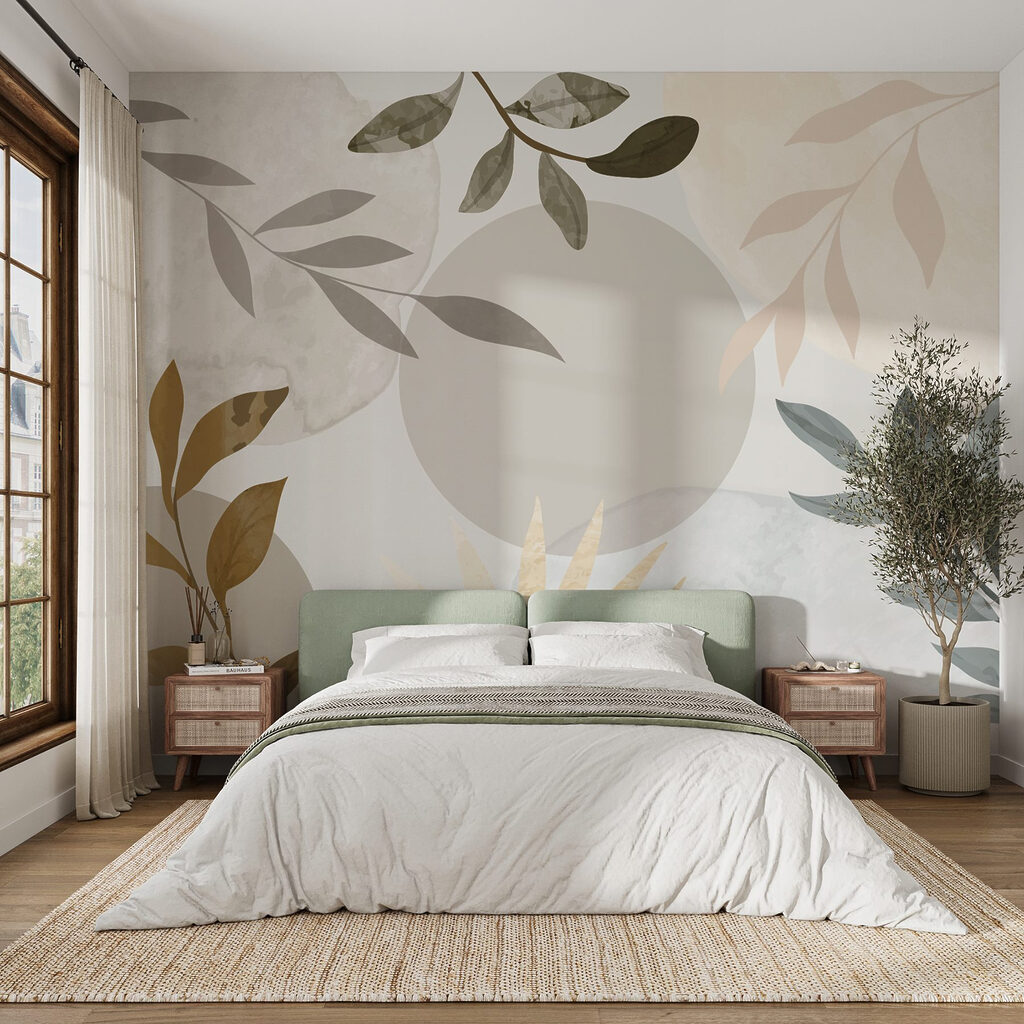 Leaves and Circles in an interior