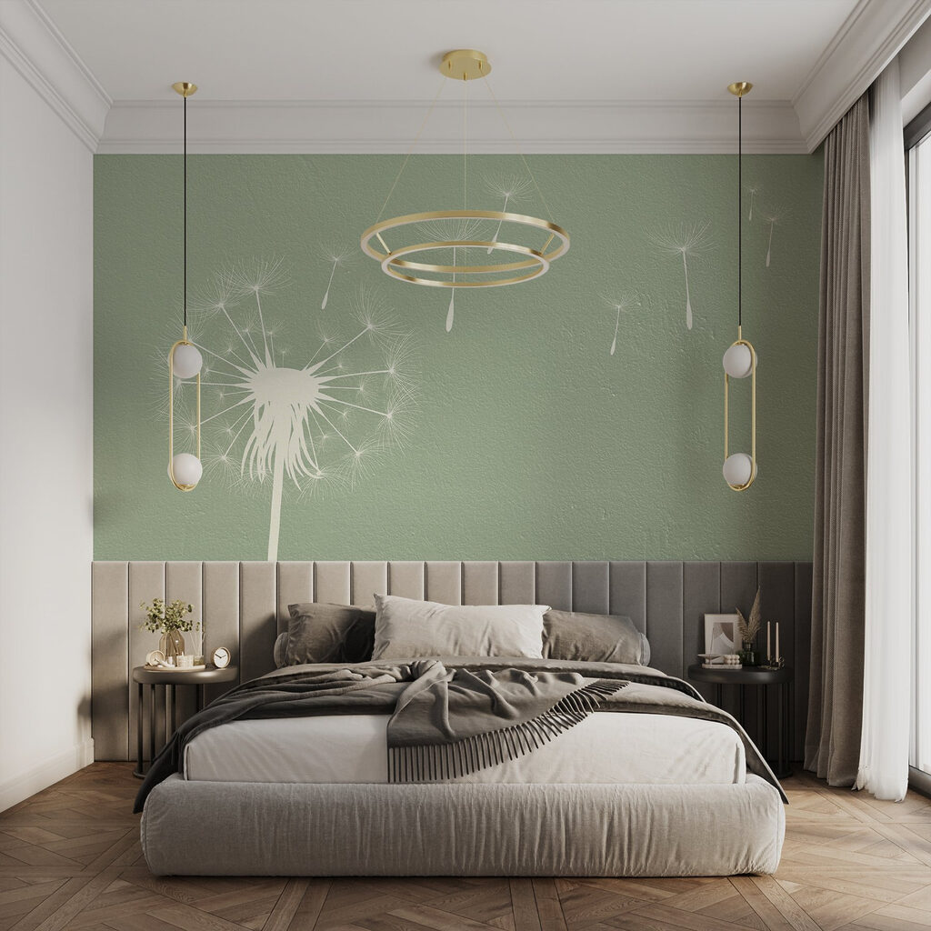 Dandelion on the Breeze in an interior