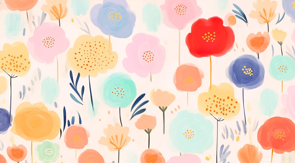 Happy Flower Meadow — full design