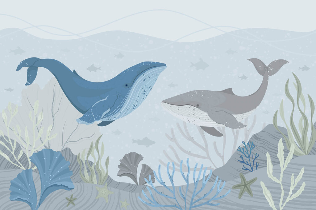 Whales in the Garden — full design