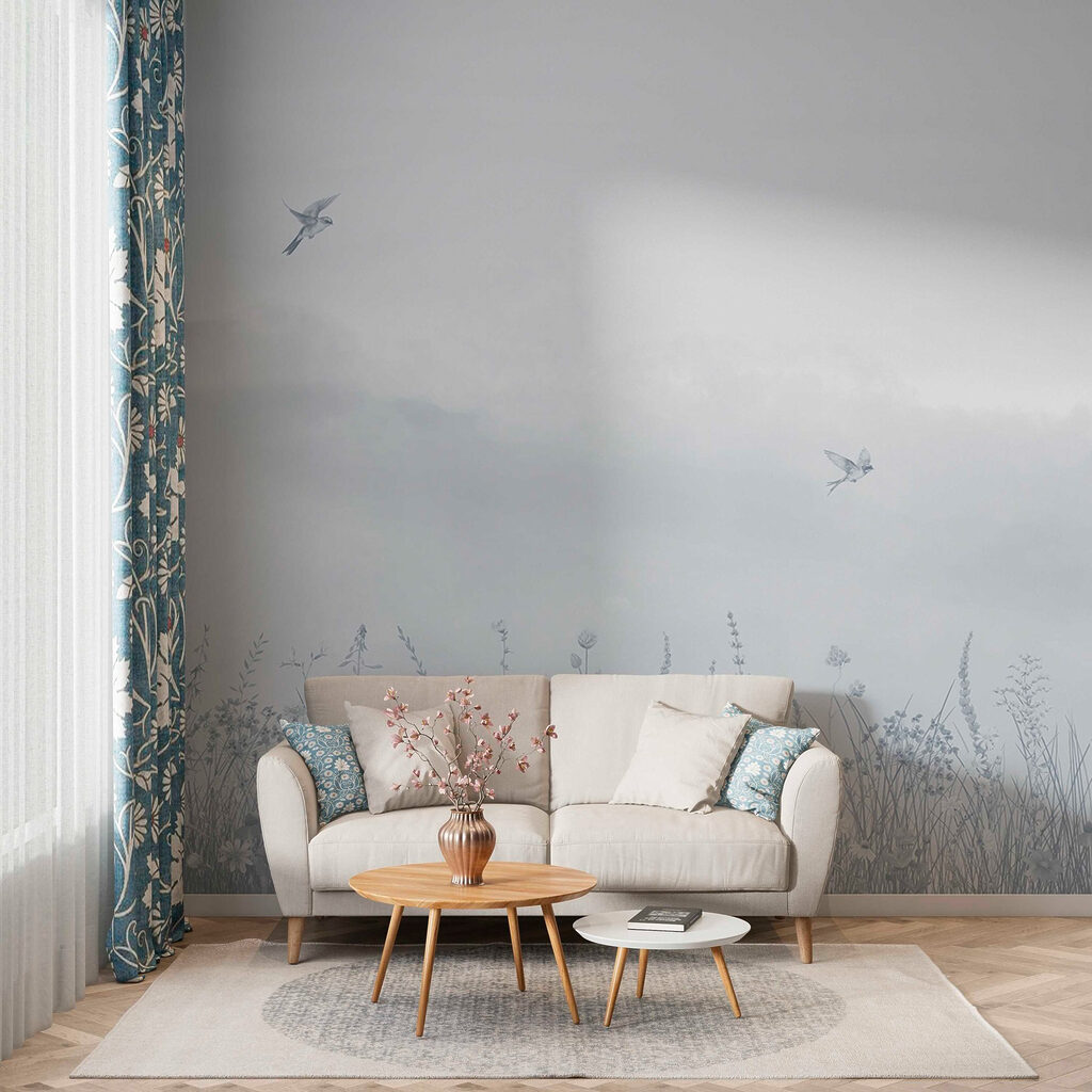Birds Over Misty Meadows — interior 2