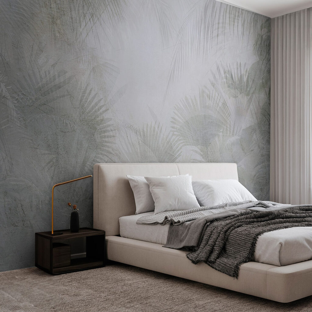 Palms Beyond the Haze in an interior