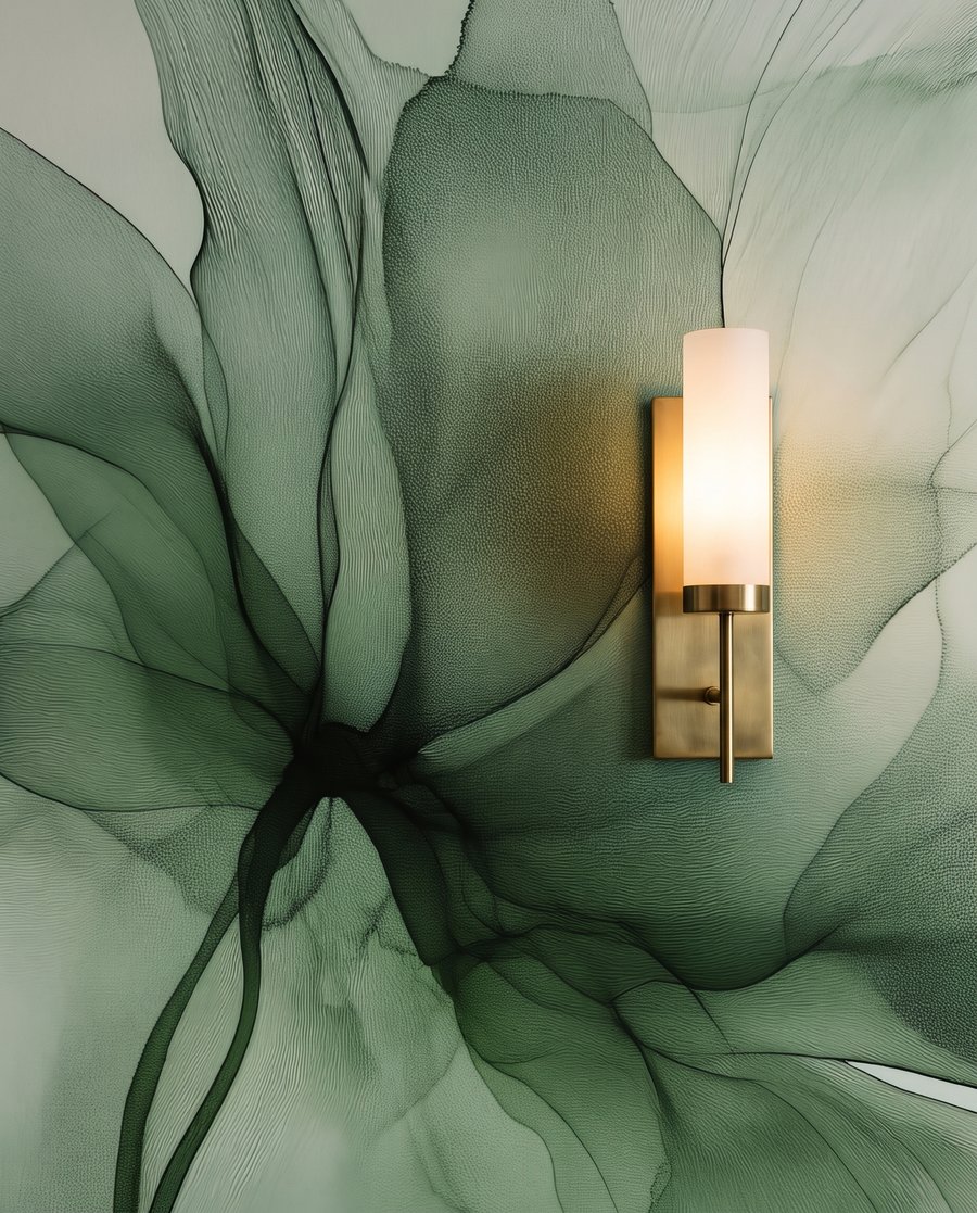 Two translucent flowers — detail