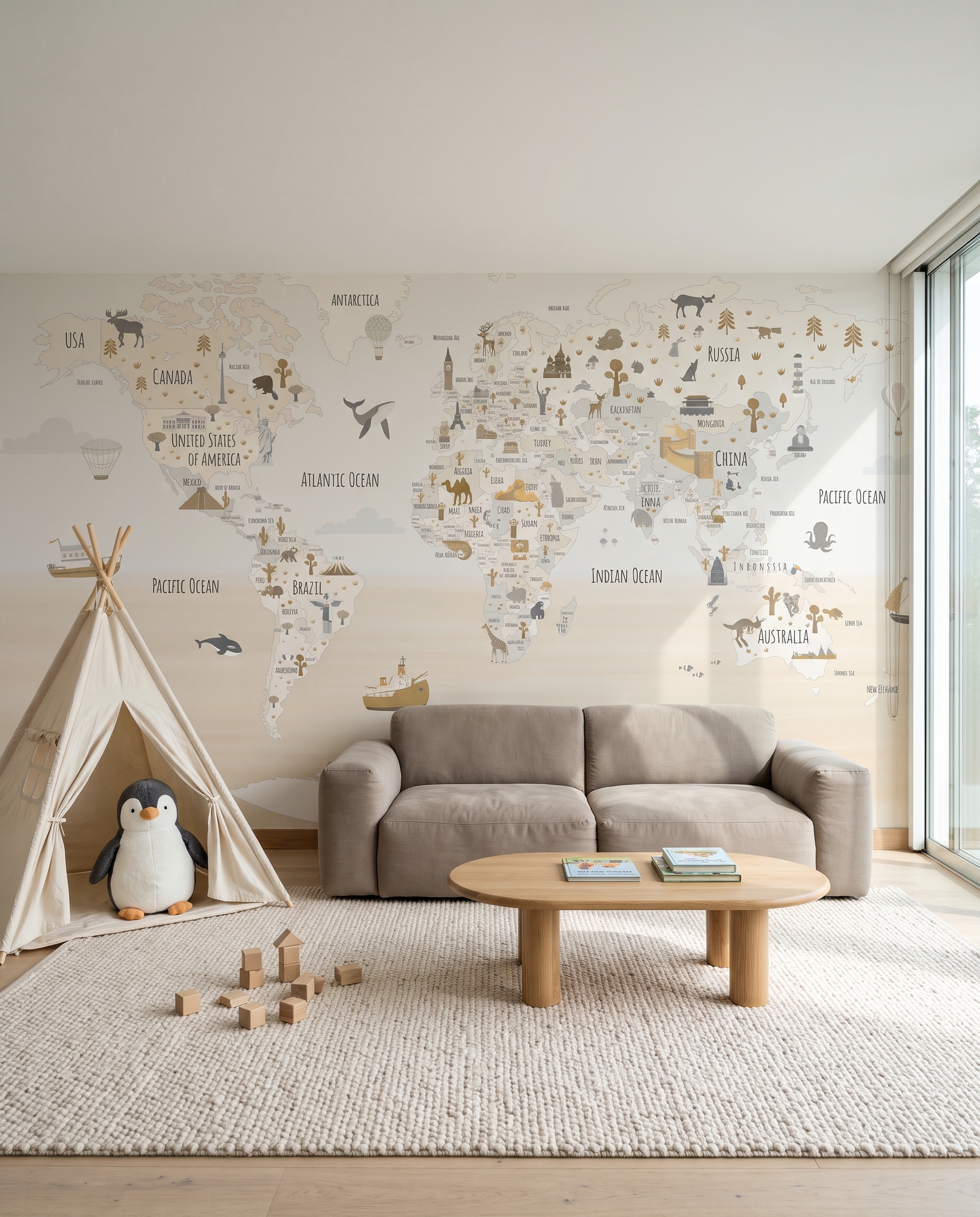 Little World Journey in an interior