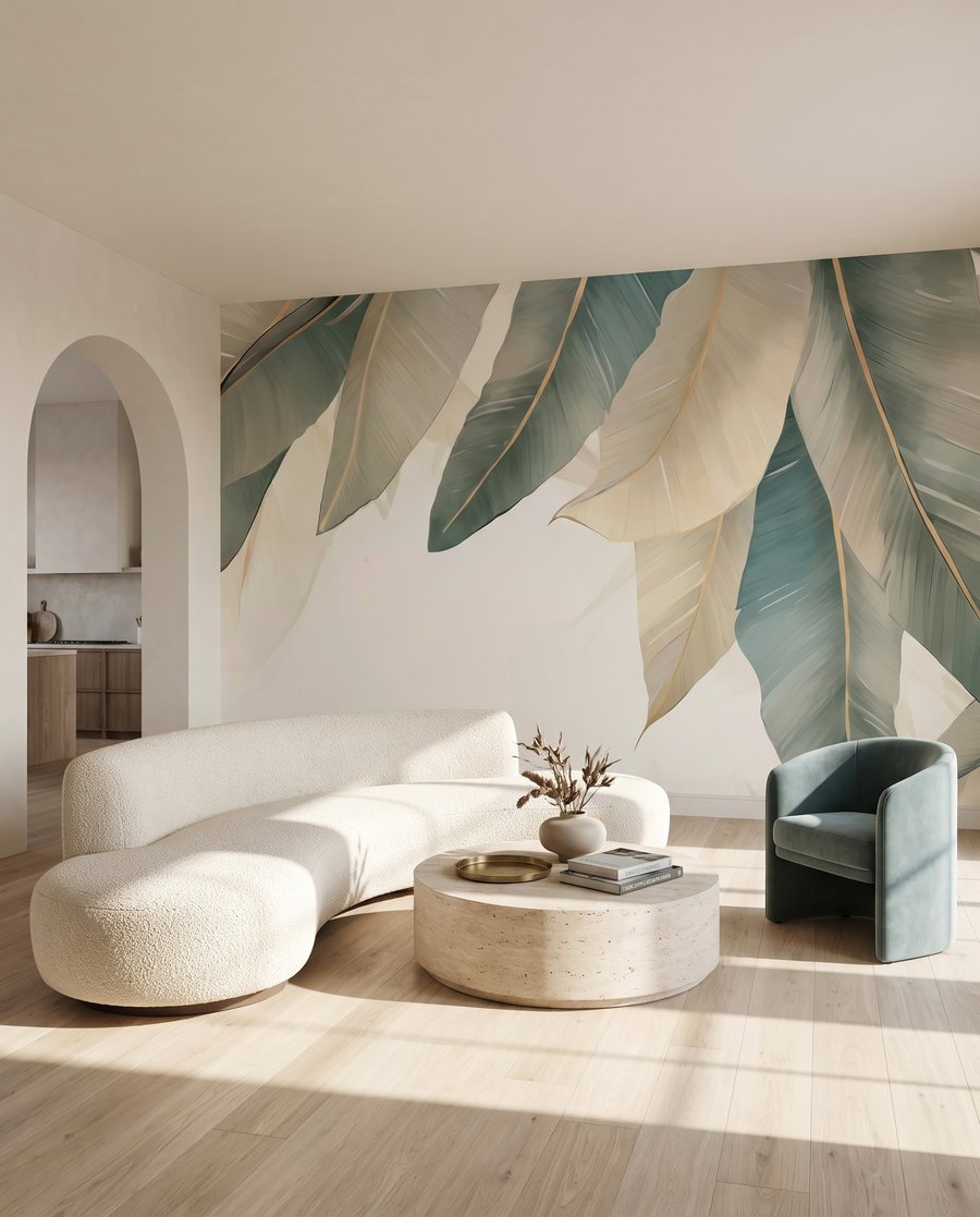 Leaves Overhead in an interior