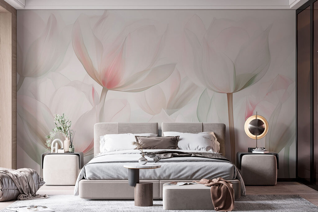Tulips in Soft Light in an interior