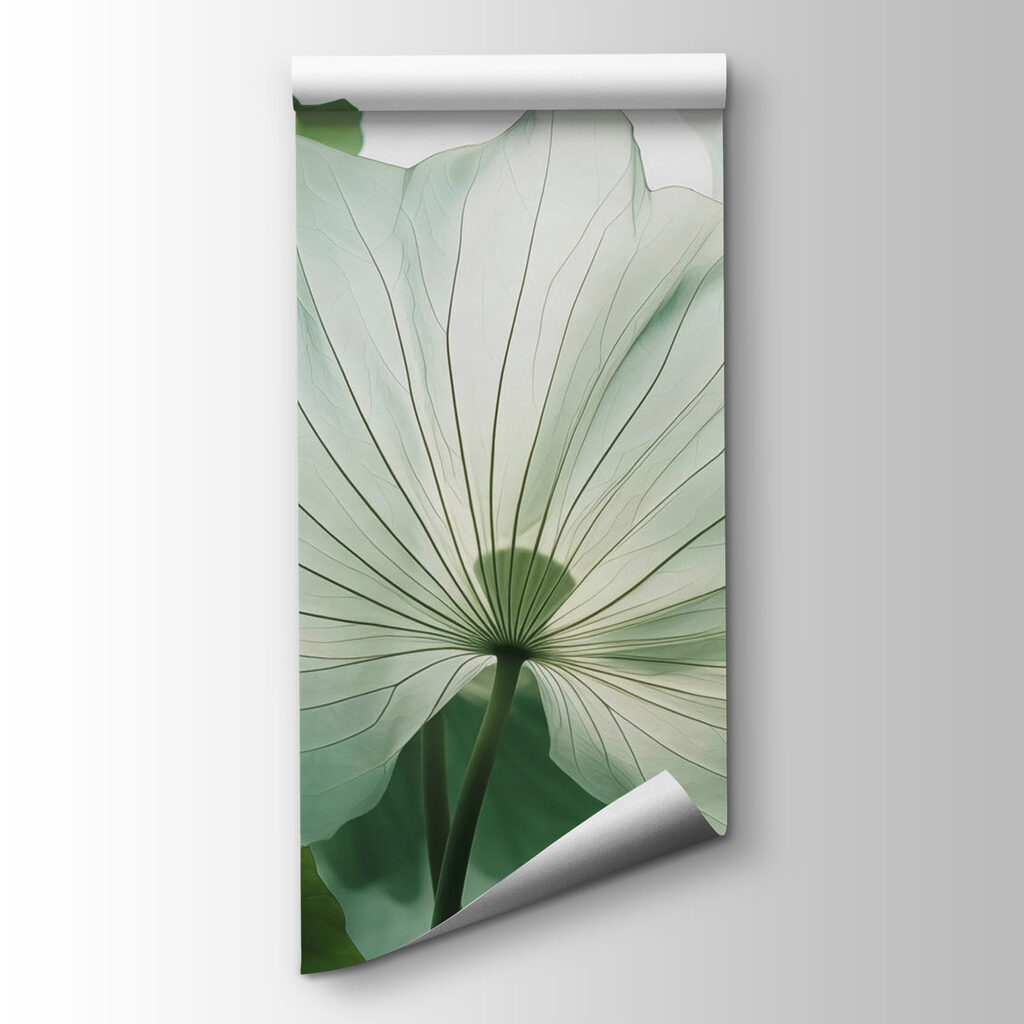 Lotus leaves in backlight — product view